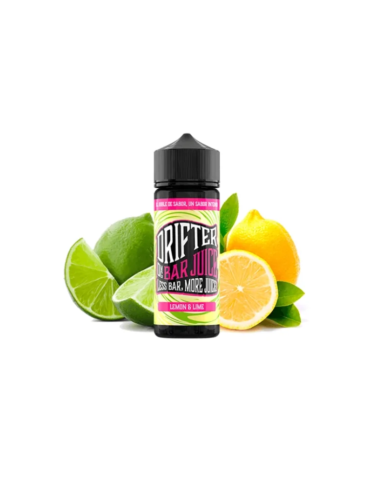 Juice Sauz Drifter Bar Lemon Lime 6mg 60/40 120ml Prefilled Nicotine E-liquid