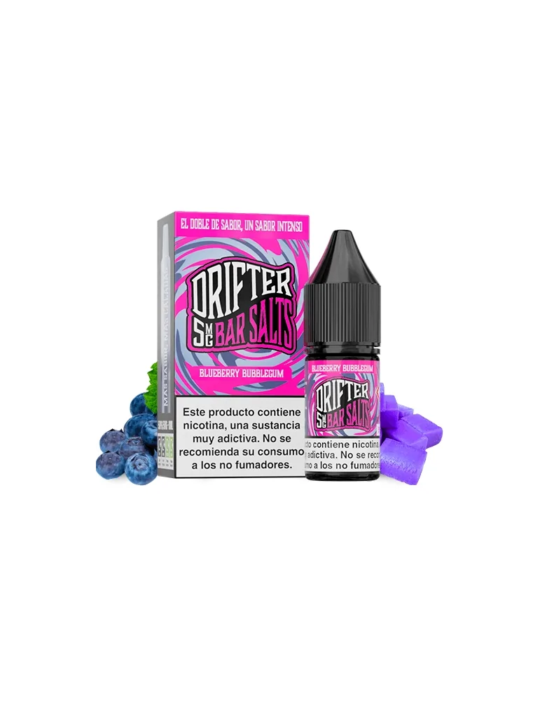 Juice Sauz Drifter Bar Blueberry Bubblegum Nic Salt 5mg 10ml E liquid