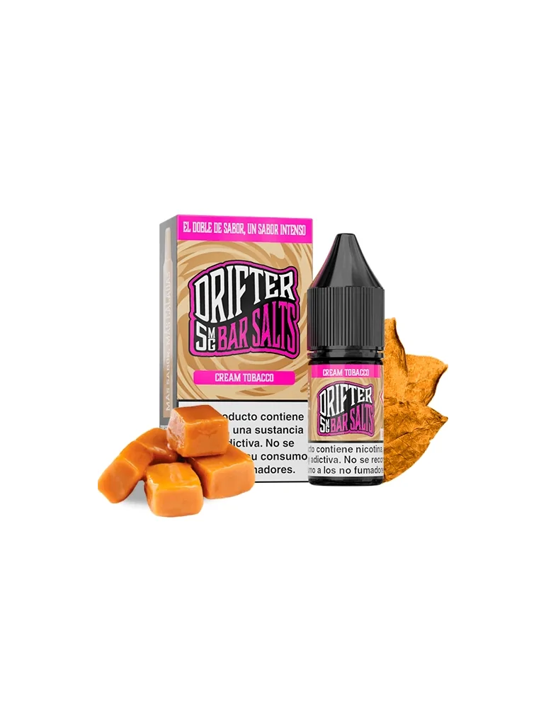 Juice Sauz Drifter Bar Cream Tobacco Nic Salt 5mg 10ml E liquid