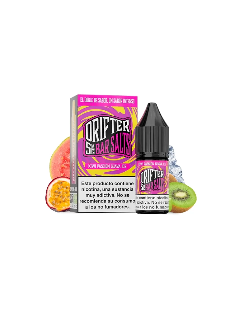 Juice Sauz Drifter Bar Kiwi Passion Guava Ice Nic Salt 5mg 10ml E liquid