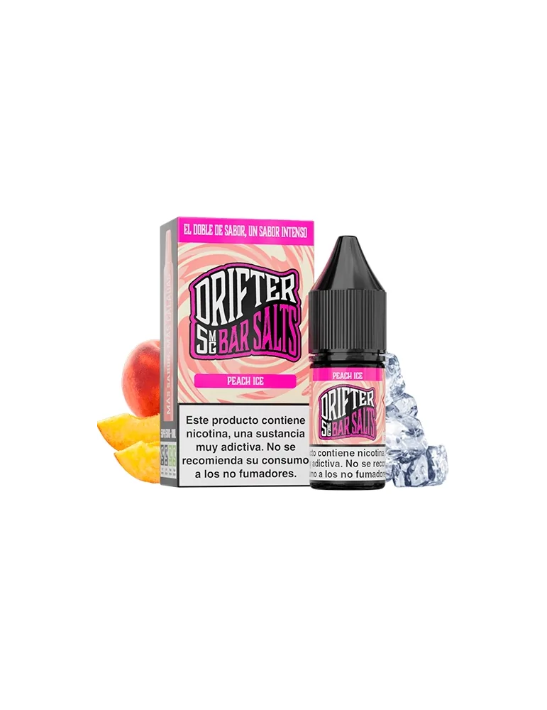 Juice Sauz Drifter Bar Peach Ice Nic Salt 5mg 10ml E liquid