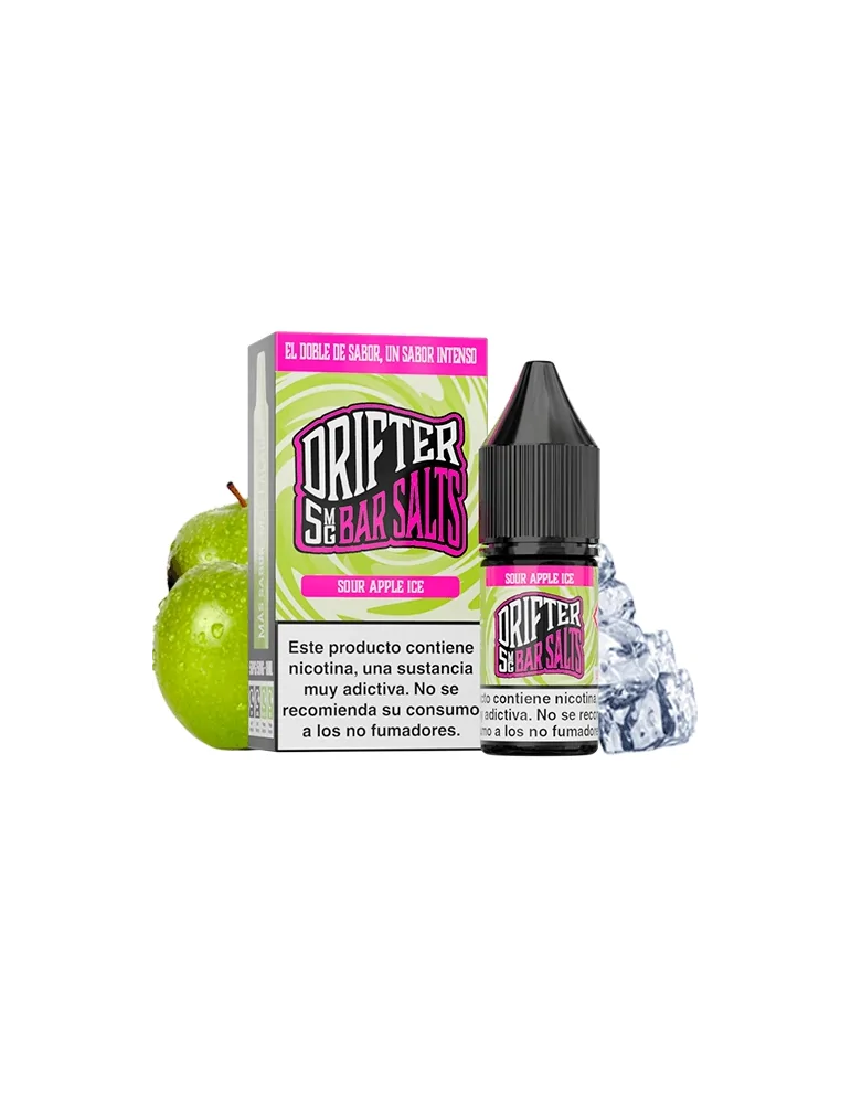 Juice Sauz Drifter Bar Sour Apple Ice Nic Salt 5mg 10ml E liquid