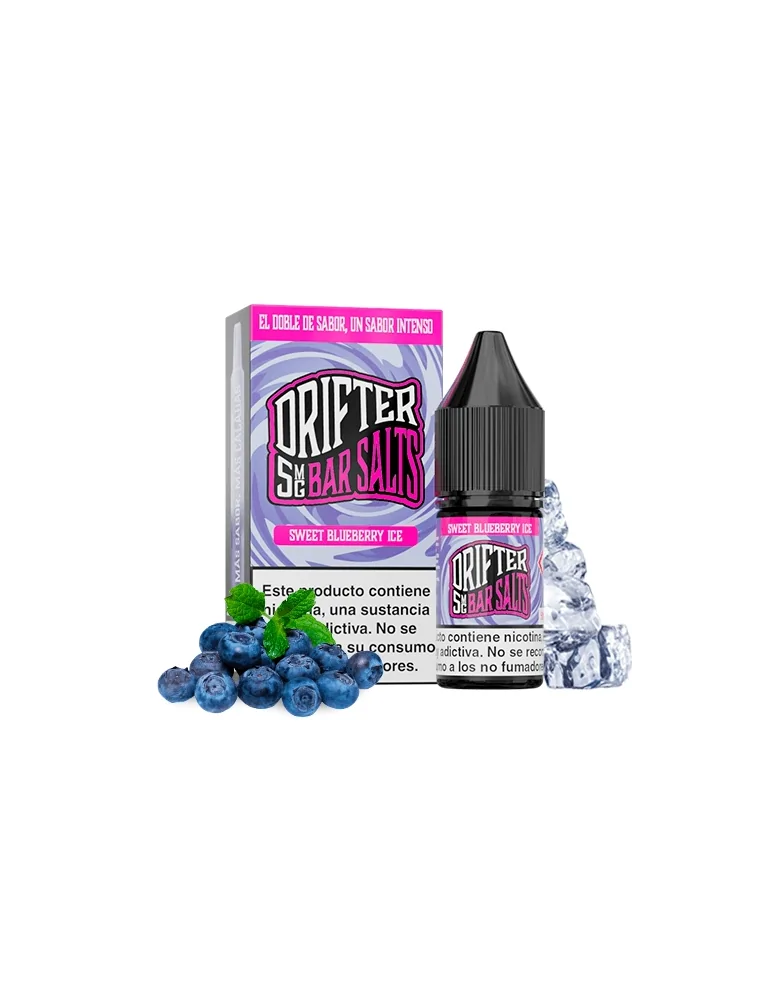 Juice Sauz Drifter Bar Sweet Blueberry Ice Nic Salt 5mg 10ml E liquid