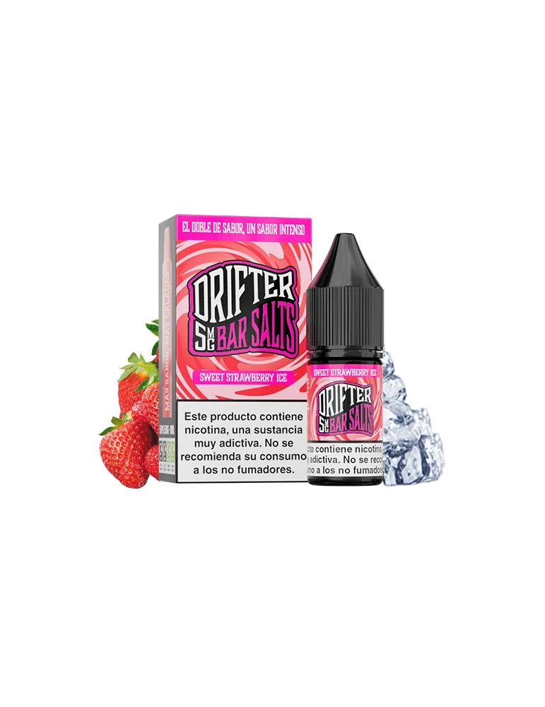 Juice Sauz Drifter Bar Sweet Strawberry Ice Nic Salt 5mg 10ml E liquid