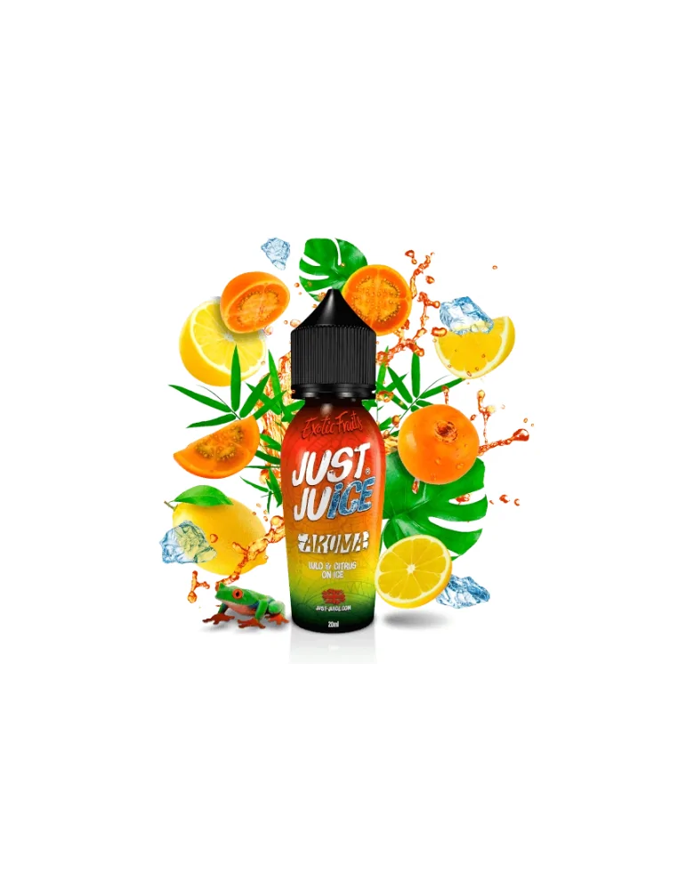 Prefilled Just Juice Exotic Fruits Lulo and Citrus 20mg 60ml Nic Salt E-liquids