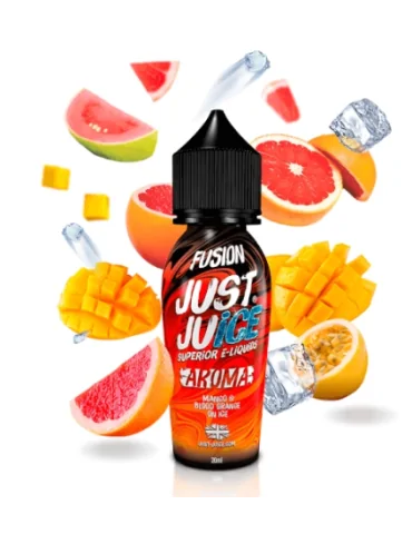 Prefilled Just Juice Fusion Mango and Blood Orange Ice 20mg 60ml Nic Salt E-liquids