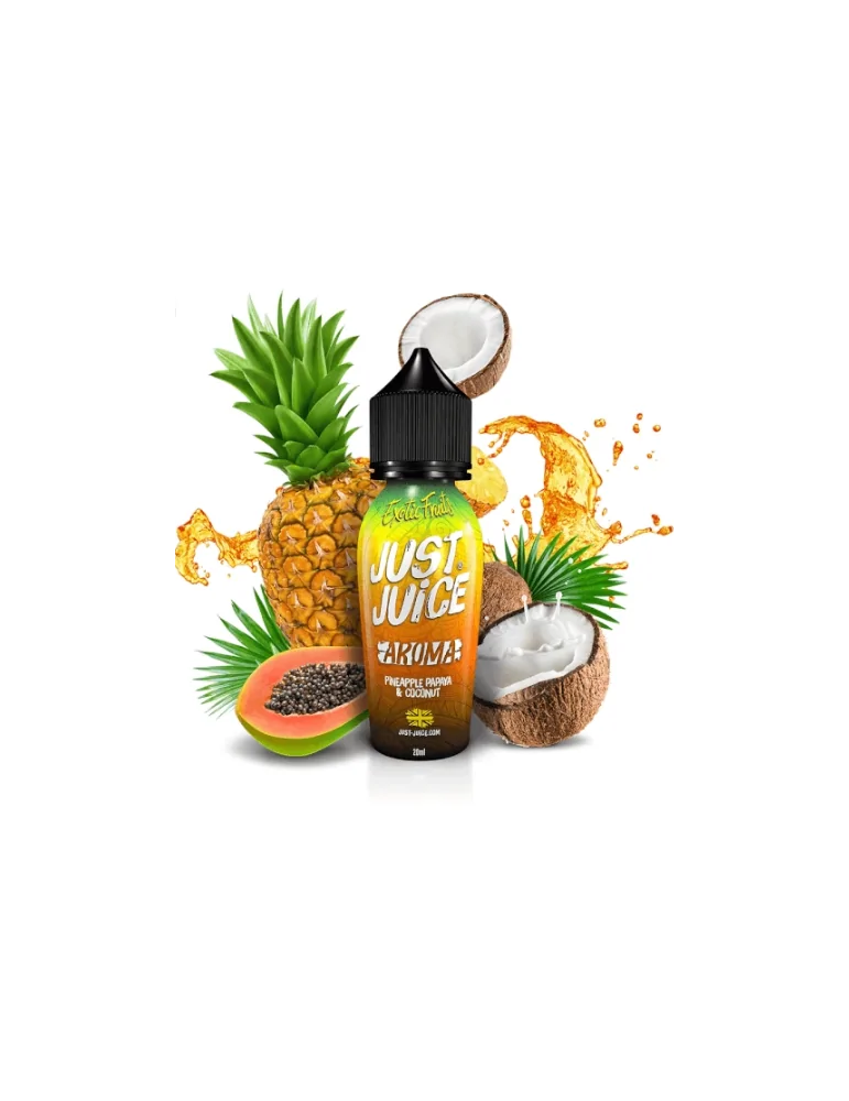 Prefilled Just Juice Exotic Fruits Papaya Pineapple Coconut 20mg 60ml Nic Salt E-liquids