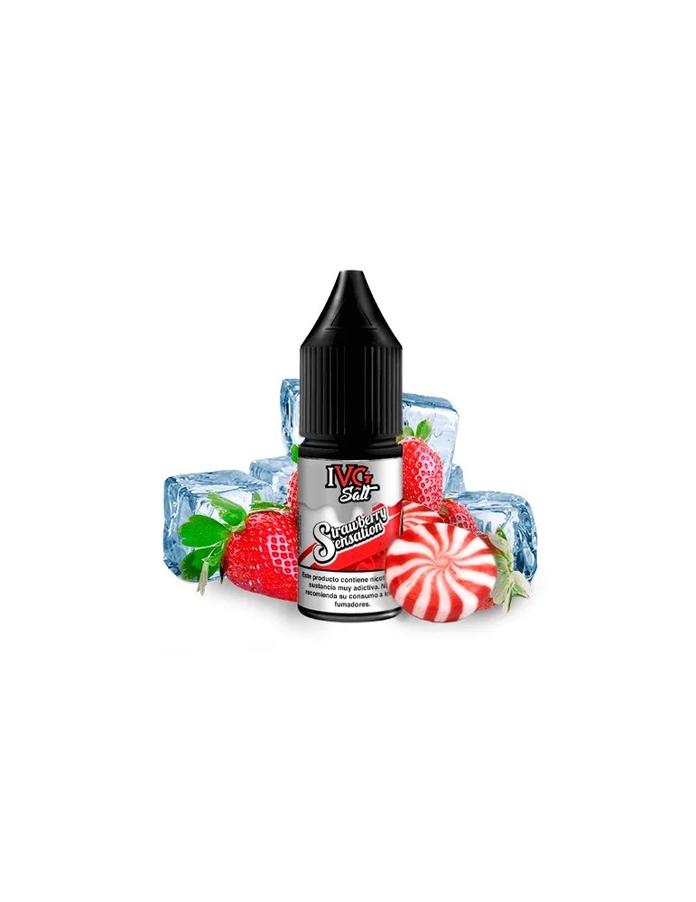 STRAWBERRY SENSATION IVG NicSalt 10ml 20mg 50/50 e-liquid