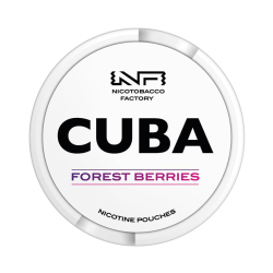 CUBA Forest Berries Medium 24mg Nicotine Pouches