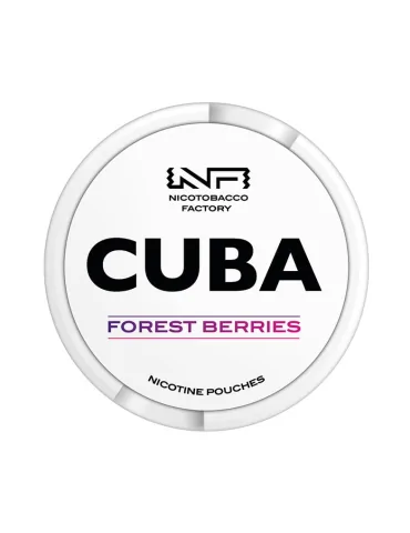CUBA Forest Berries Medium 24mg Nicotine Pouches