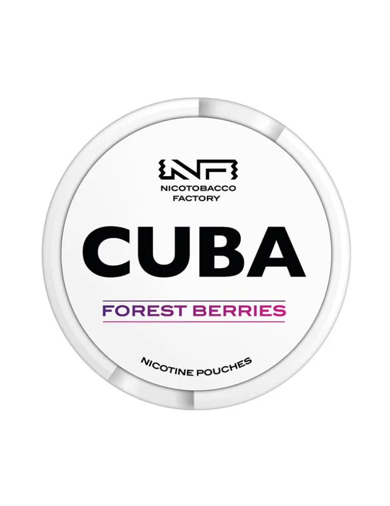 CUBA Forest Berries Medium 24mg Nicotine Pouches