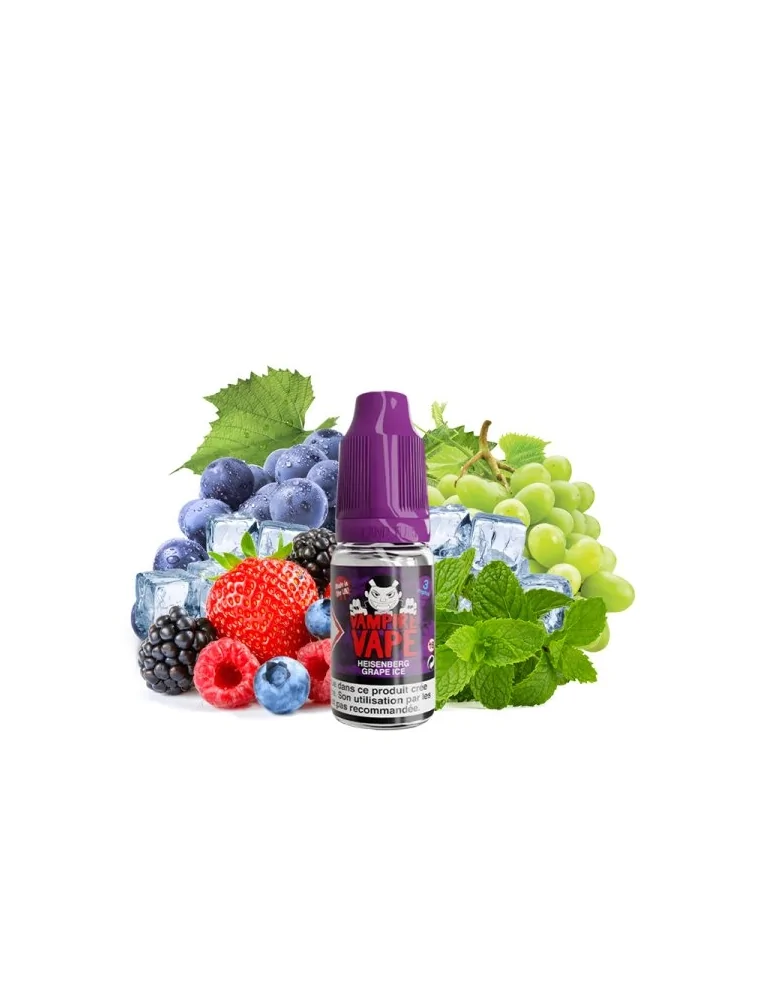 Heisenberg Grape Ice 3mg 10ml 50/50 - Vampire Vape E liquid