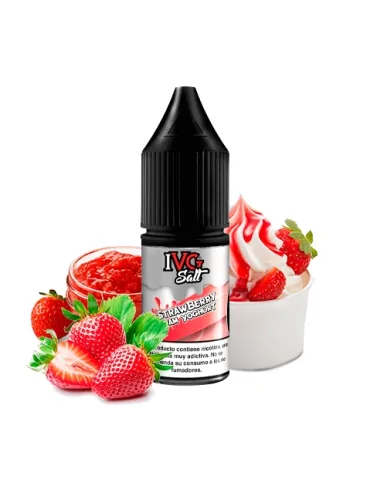 IVG Nicsalt Strawberry Jam Yoghurt 10ml 10 mg e-liquid