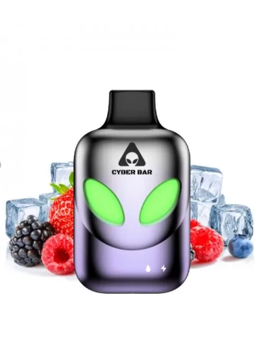 AL8000 Mix Berry Ice 0mg 8000puff - Cyber Bar Disposable Vape