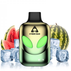 Cyber Bar AL8000 Watermelon Ice Disposable Vape 0mg 8000 Puffs