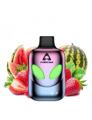 AL8000 Strawberry Watermelon 0mg 8000 puff - Cyber Bar Disposable Vape