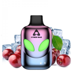 Cyber Bar Disposable Vape - AL8000 Cherry Ice 0mg 8000 Puffs: Freeze into Flavorful Bliss