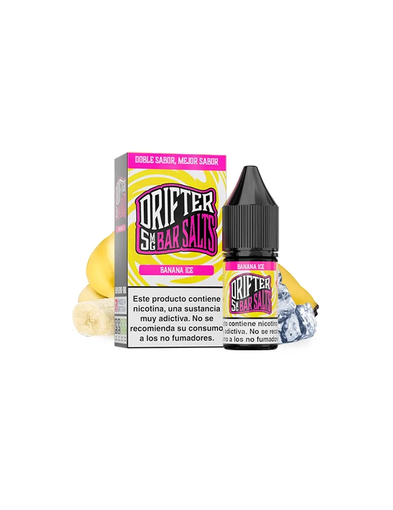 Juice Sauz Drifter Bar Banana Ice Nic Salt 5mg 10ml E liquid