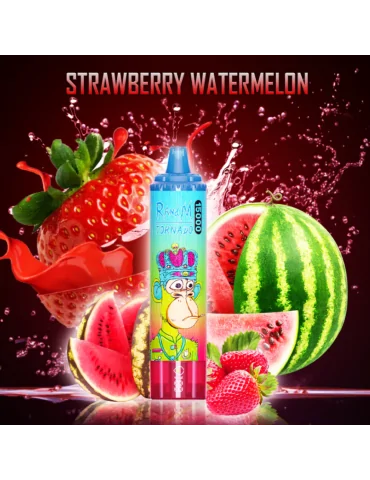 Tornado 15000 puffs Strawberry Watermelon 20mg - RandM Disposable Vape