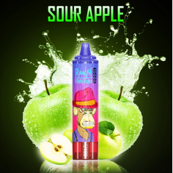 Tornado 15000 puffs Sour Apple 20mg - RandM Disposable Vape