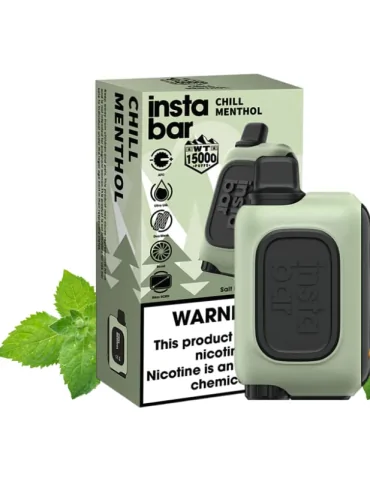 Insta Bar 20mg Chill Menthol 15000 puffs Disposable Vape