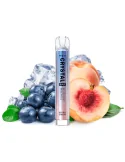 Crystal Bar Blueberry Peach Ice Disposable Vape Mesh 20mg 600 puffs