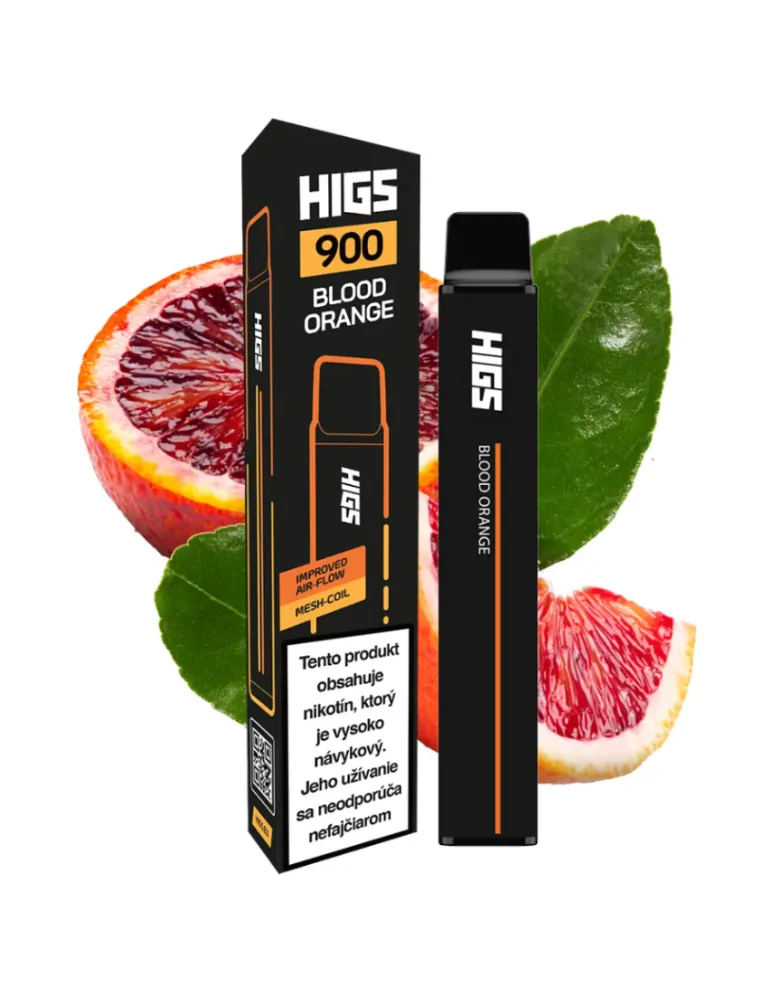 HIGS XL 900puffs Blood Orange Mesh-Coil 20mg disposable vape