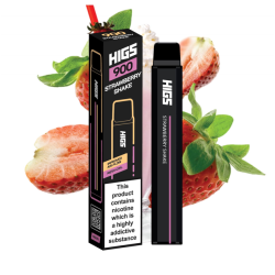 HIGS XL 900puffs Strawberry Shake Mesh-Coil 20mg disposable vape