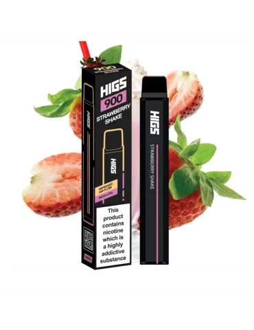 HIGS XL 900puffs Strawberry Shake Mesh-Coil 20mg disposable vape