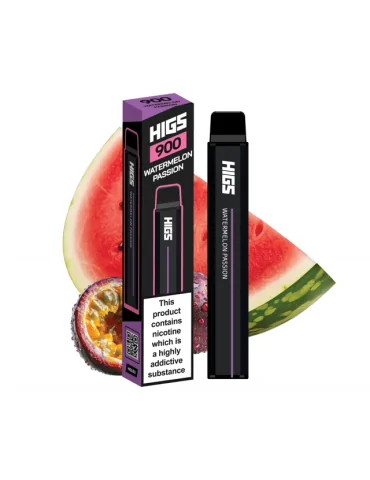 HIGS XL 900puffs Watermelon Passion Mesh-Coil 20mg disposable vape