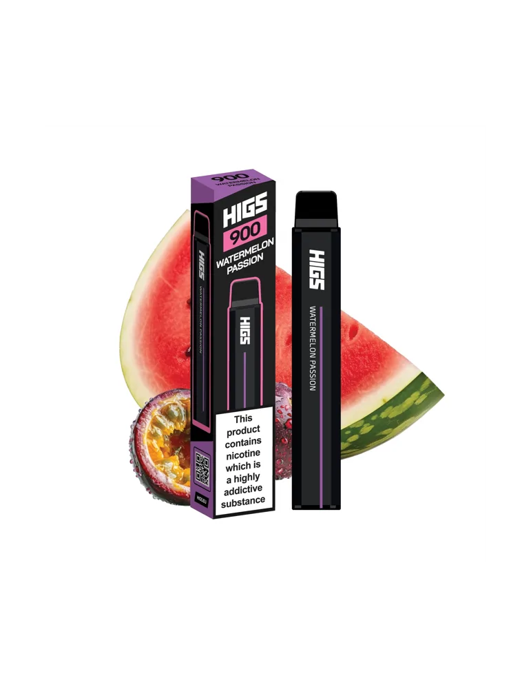 HIGS XL 900puffs Watermelon Passion Mesh-Coil 20mg disposable vape