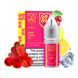 Pod Salt Nexus Berry Lemon Ice 10ml 20mg E liquid