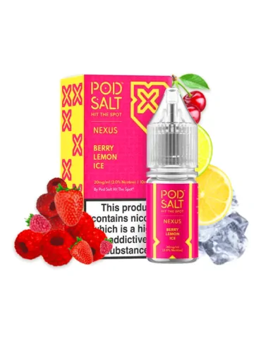 Pod Salt Nexus Berry Lemon Ice 10ml 20mg E liquid