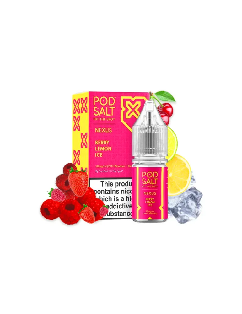 Pod Salt Nexus Berry Lemon Ice 10ml 20mg E liquid