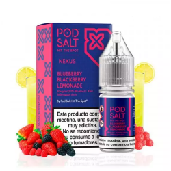 Pod Salt Nexus Blueberry Blackberry Lemonade 10ml 20mg E liquid