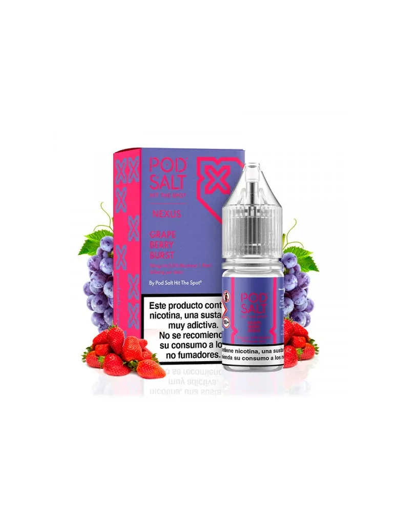 Pod Salt Nexus Grape Berry Burst 10ml 20mg E liquid