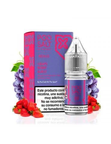 Pod Salt Nexus Grape Berry Burst 10ml 10mg E liquid