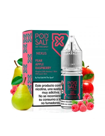 Pod Salt Nexus Pear Apple Raspberry 10ml 20mg E liquid