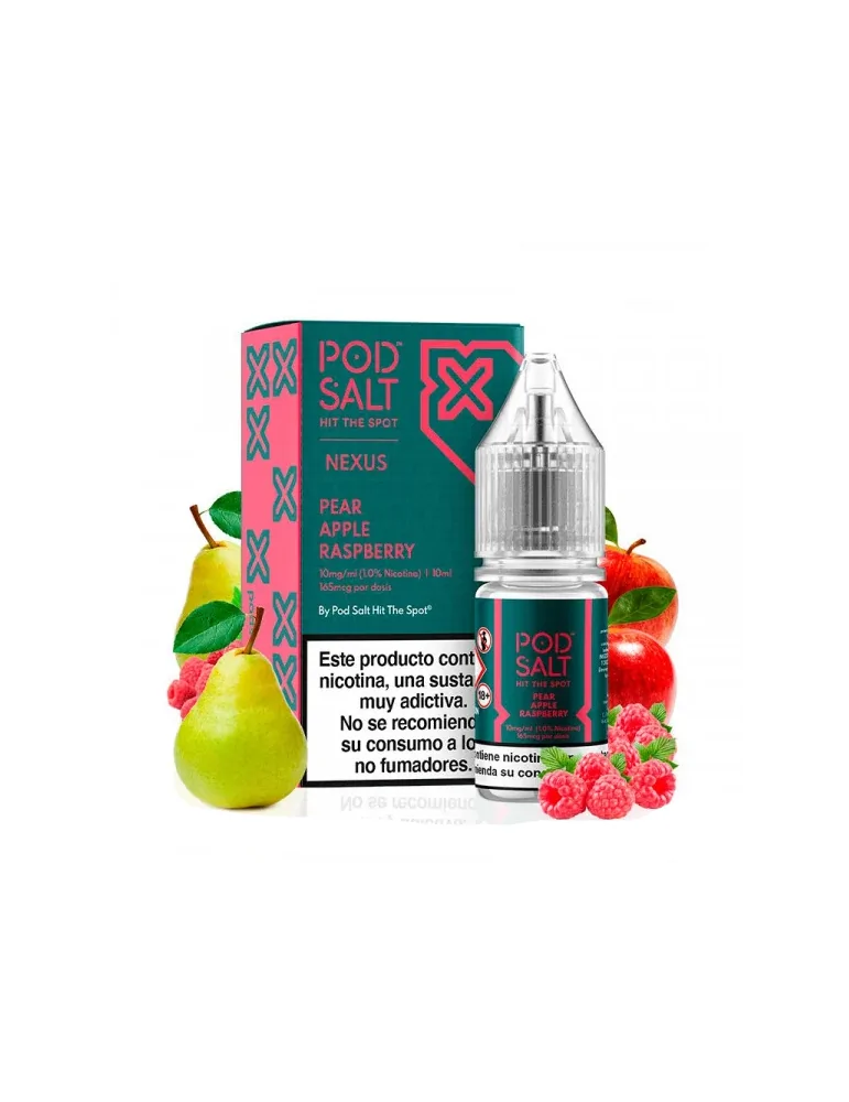 Pod Salt Nexus Pear Apple Raspberry 10ml 20mg E liquid