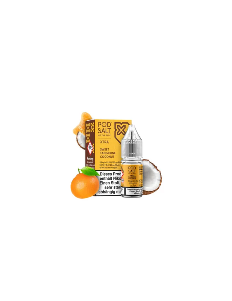 Pod Salt Nexus Sweet Tangerine Coconut 10ml 20mg E liquid