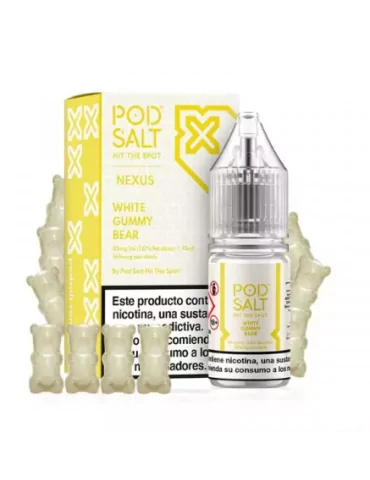 Pod Salt Nexus White Gummy Bear 10ml 20mg E liquid