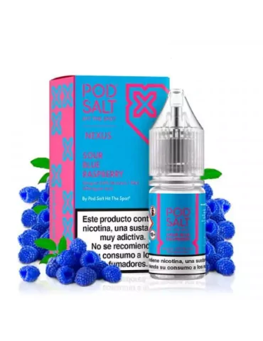 Pod Salt Nexus Sour Blue Raspberry 10ml 10mg E liquid