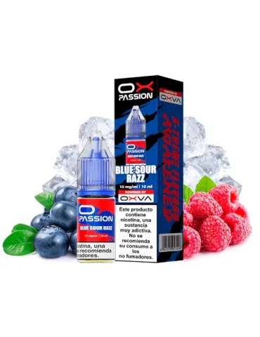 Oxva Ox Passion Nic Salts Blue Sour Razz 20mg 10ml E liquid