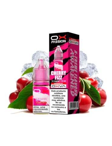 Oxva Ox Passion Nic Salts Cherry Fizz 10mg 10ml E liquid