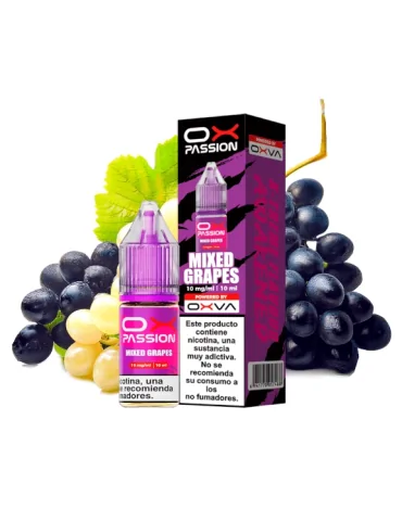 Oxva Ox Passion Nic Salts Mixed Grapes 10mg 10ml E liquid