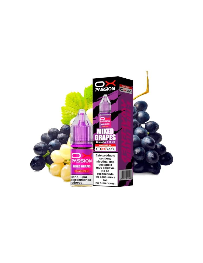 Oxva Ox Passion Nic Salts Mixed Grapes 10mg 10ml E liquid