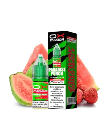 Oxva Ox Passion Nic Salts Paradise Punch 10mg 10ml E liquid