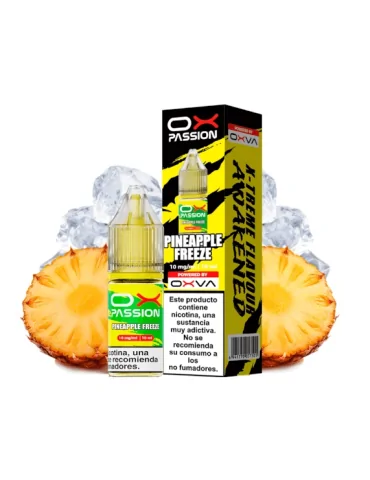 Oxva Ox Passion Nic Salts Pineapple Freeze 10mg 10ml E liquid