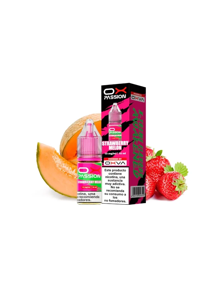 Oxva Ox Passion Nic Salts Strawberry Melon 10mg 10ml E liquid