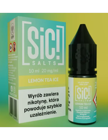 Sic! Nic Salt Lemon Tea Ice 20mg 10ml E liquid